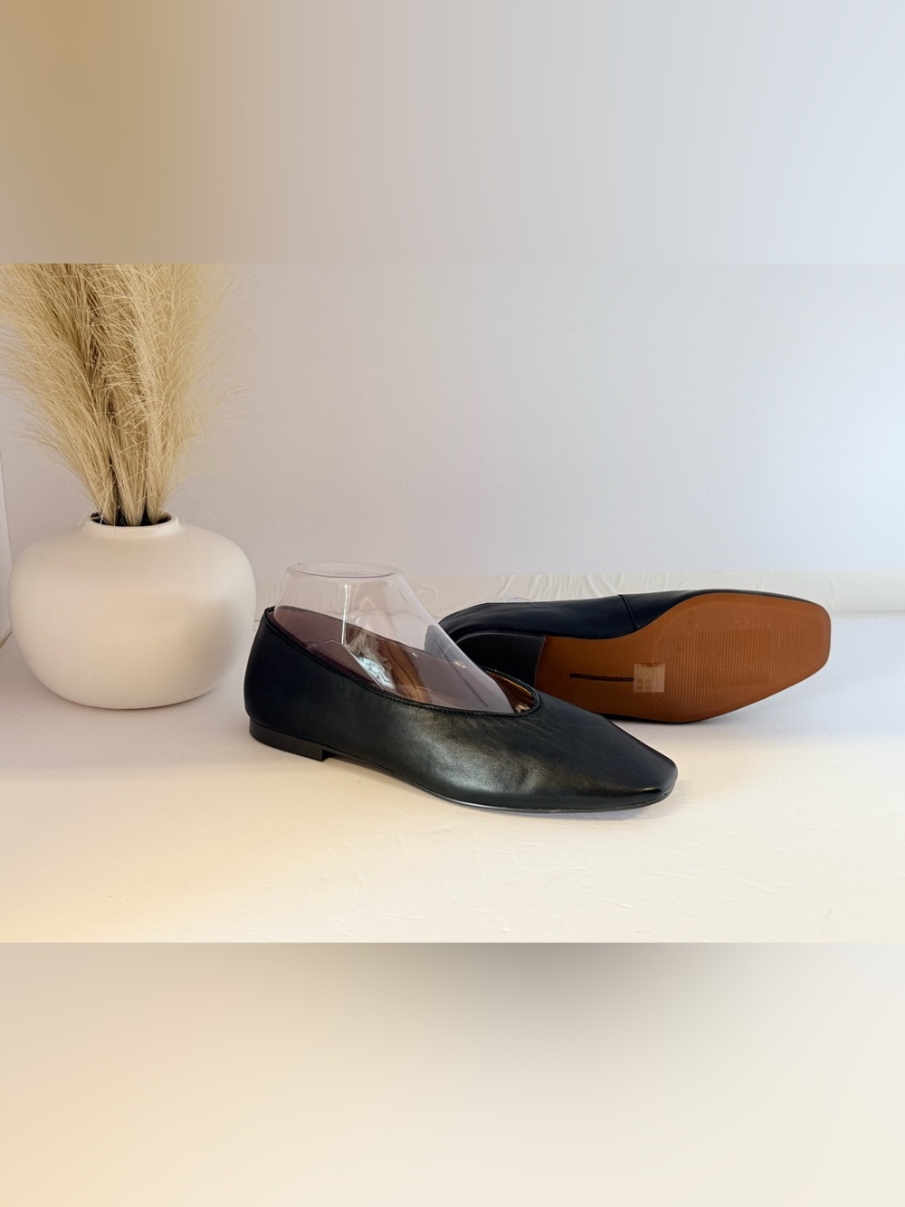 98. Madewell  Classic Black Women's Square-Toe Ballet Flats